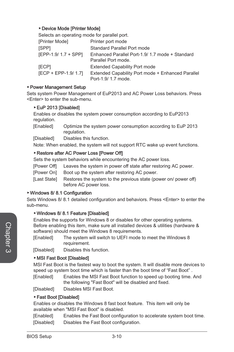Chapter 3 | MSI A88X-G41 PC Mate User Manual | Page 66 / 94