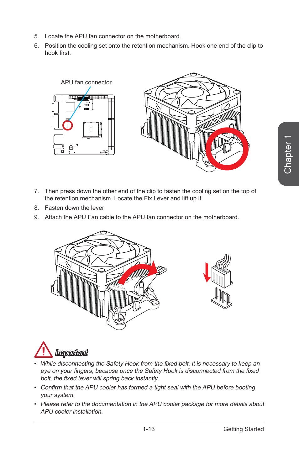 Chapter 1, Important | MSI A88XI AC User Manual | Page 27 / 94