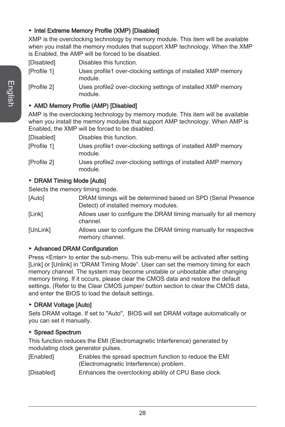 English | MSI A55M-E33 User Manual | Page 28 / 170