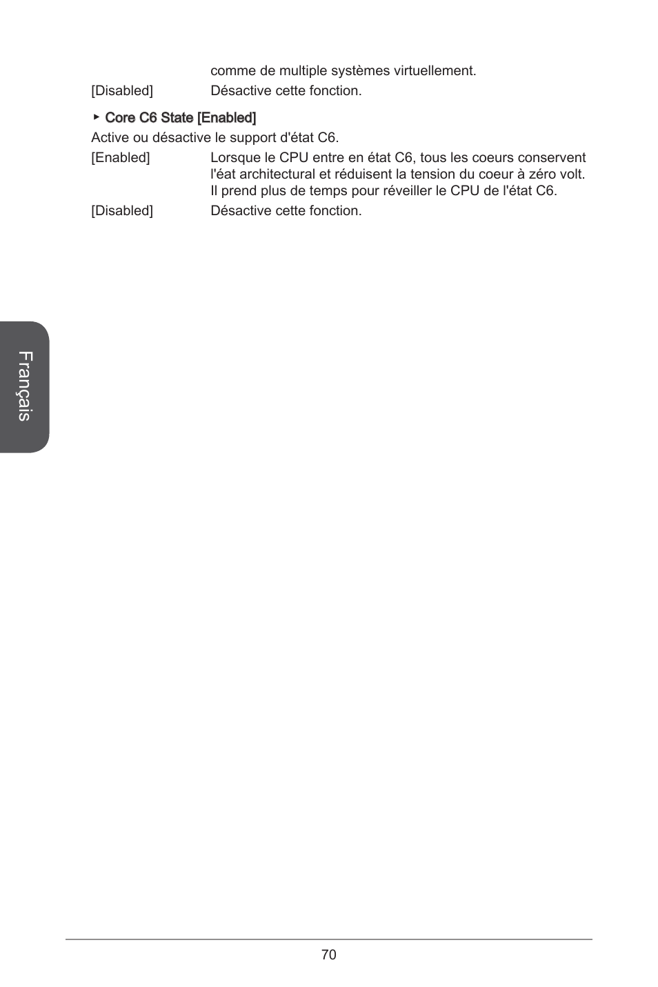 Français | MSI A55M-E33 User Manual | Page 70 / 170