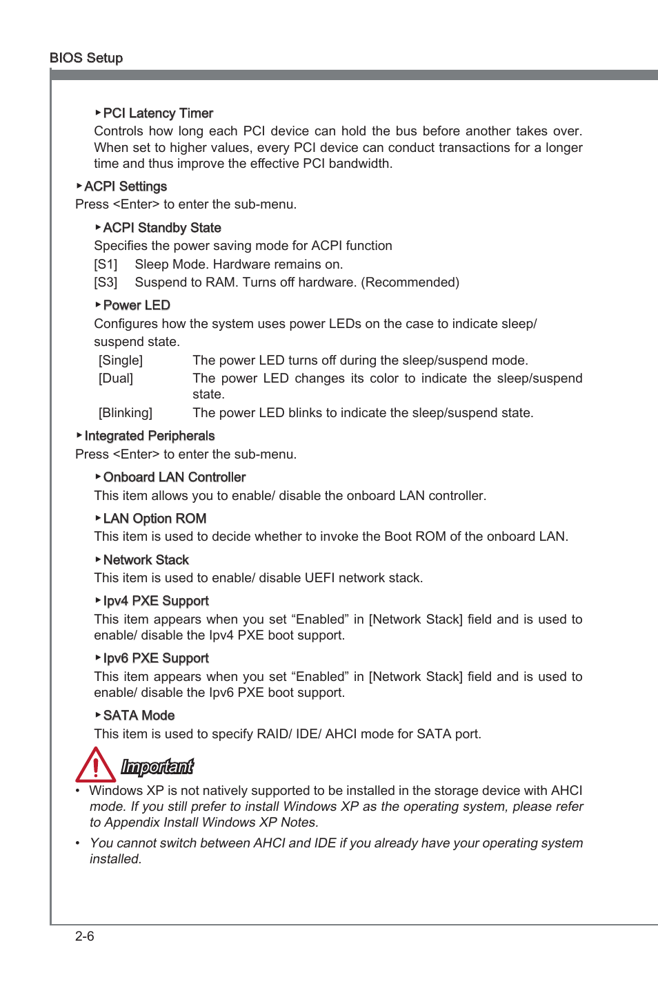 Important | MSI FM2-A85XMA-E35 User Manual | Page 46 / 86