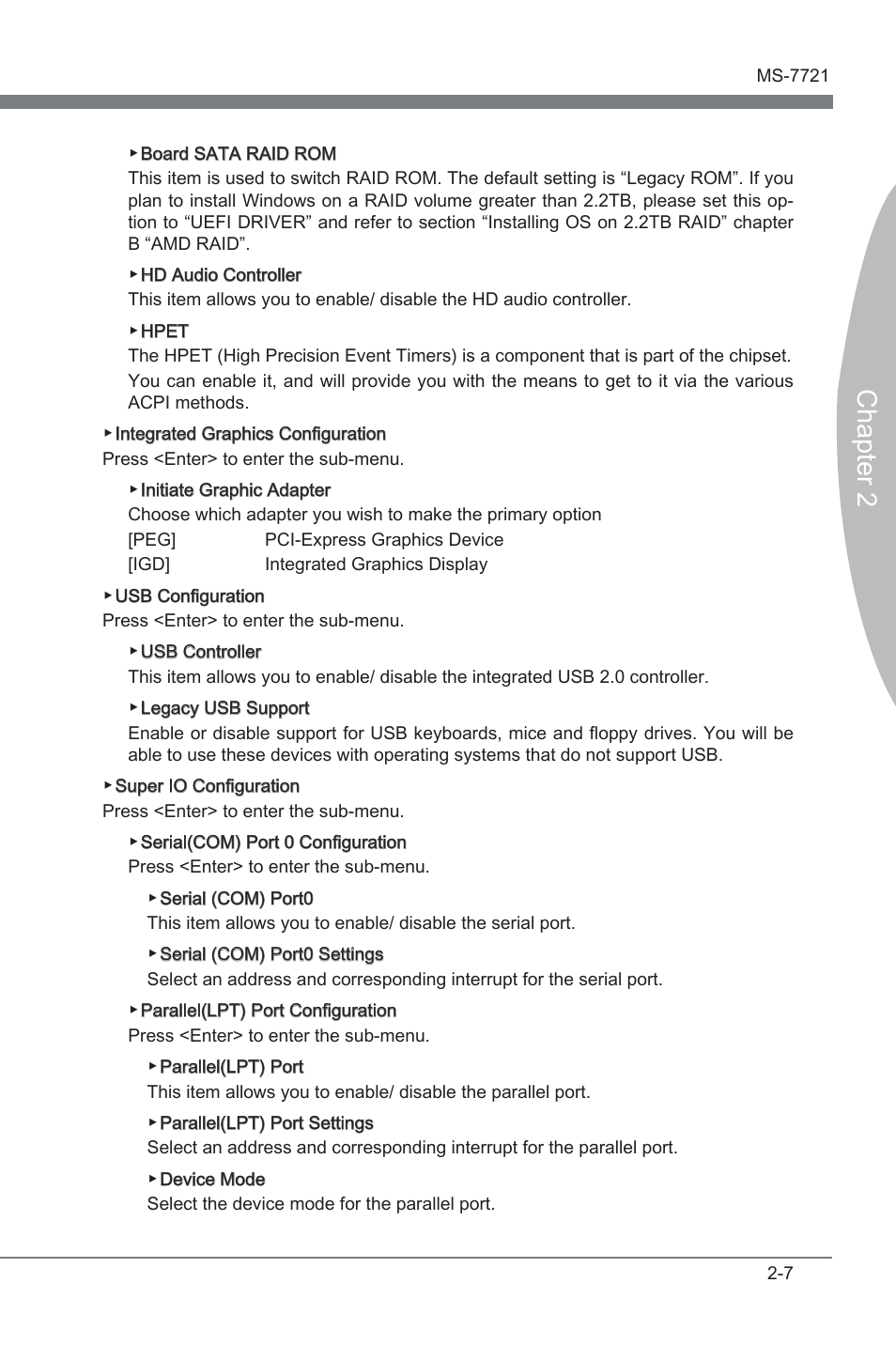 Chapter 2 | MSI FM2-A85XMA-E35 User Manual | Page 47 / 86