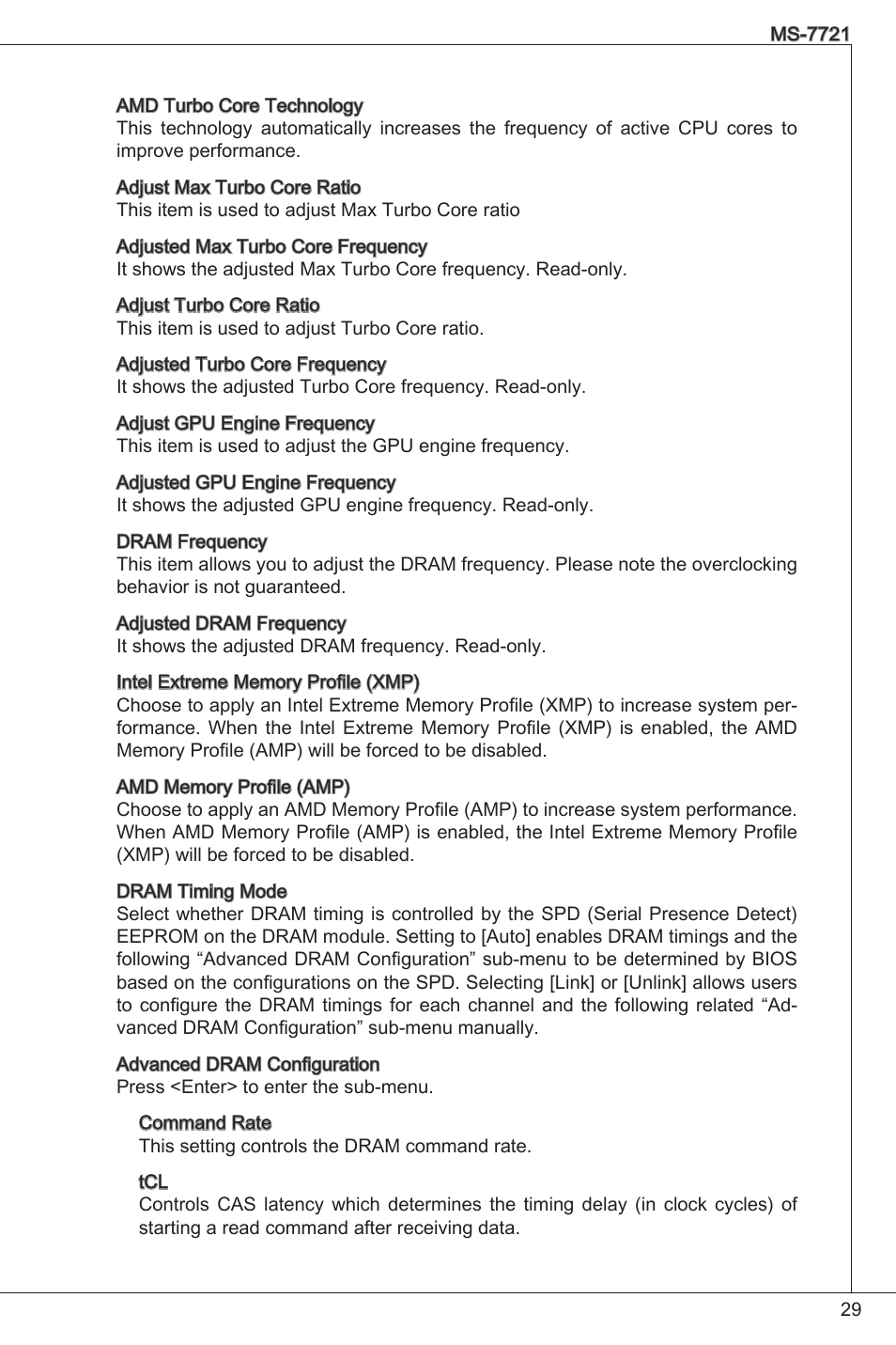 MSI FM2-A55M-E33 User Manual | Page 29 / 204