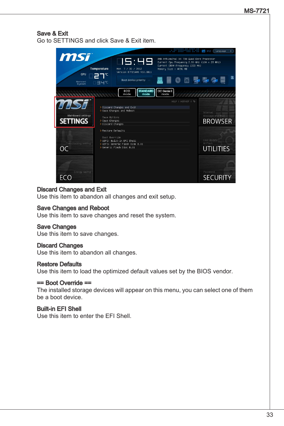 MSI FM2-A55M-E33 User Manual | Page 33 / 204