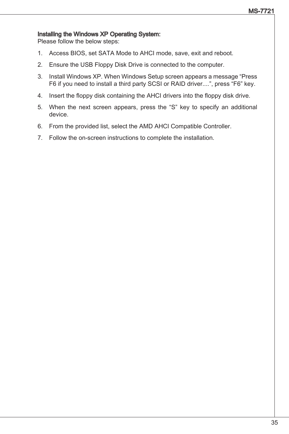 MSI FM2-A55M-E33 User Manual | Page 35 / 204