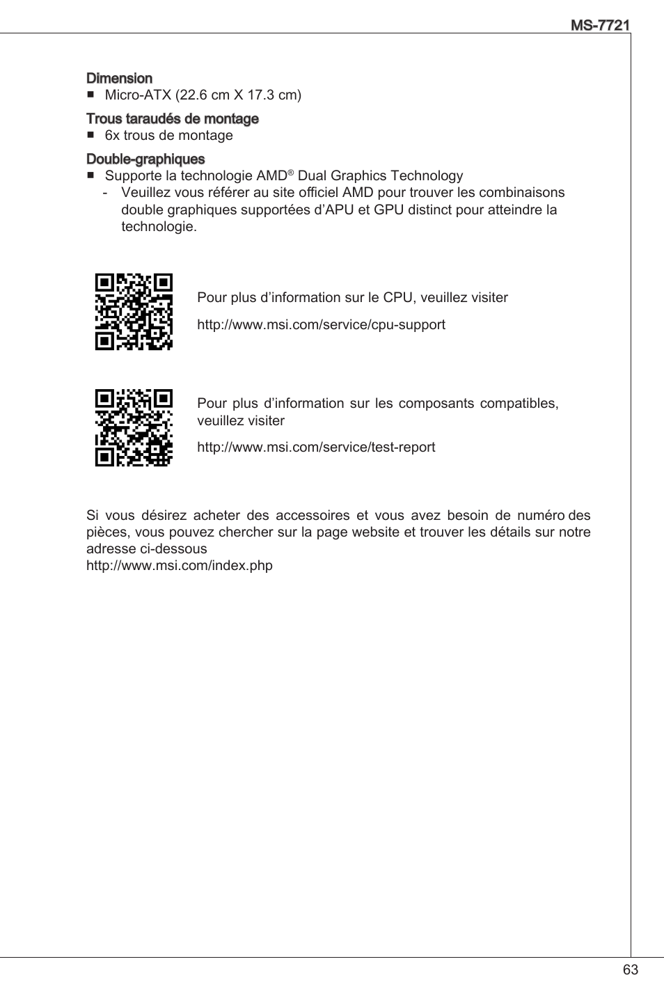 MSI FM2-A55M-E33 User Manual | Page 63 / 204