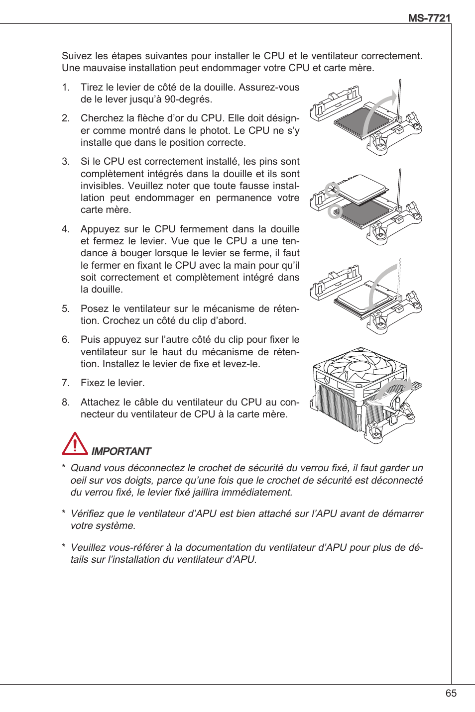 MSI FM2-A55M-E33 User Manual | Page 65 / 204