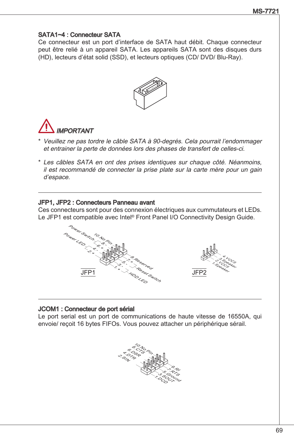 Front panel i/o connectivity design guide | MSI FM2-A55M-E33 User Manual | Page 69 / 204