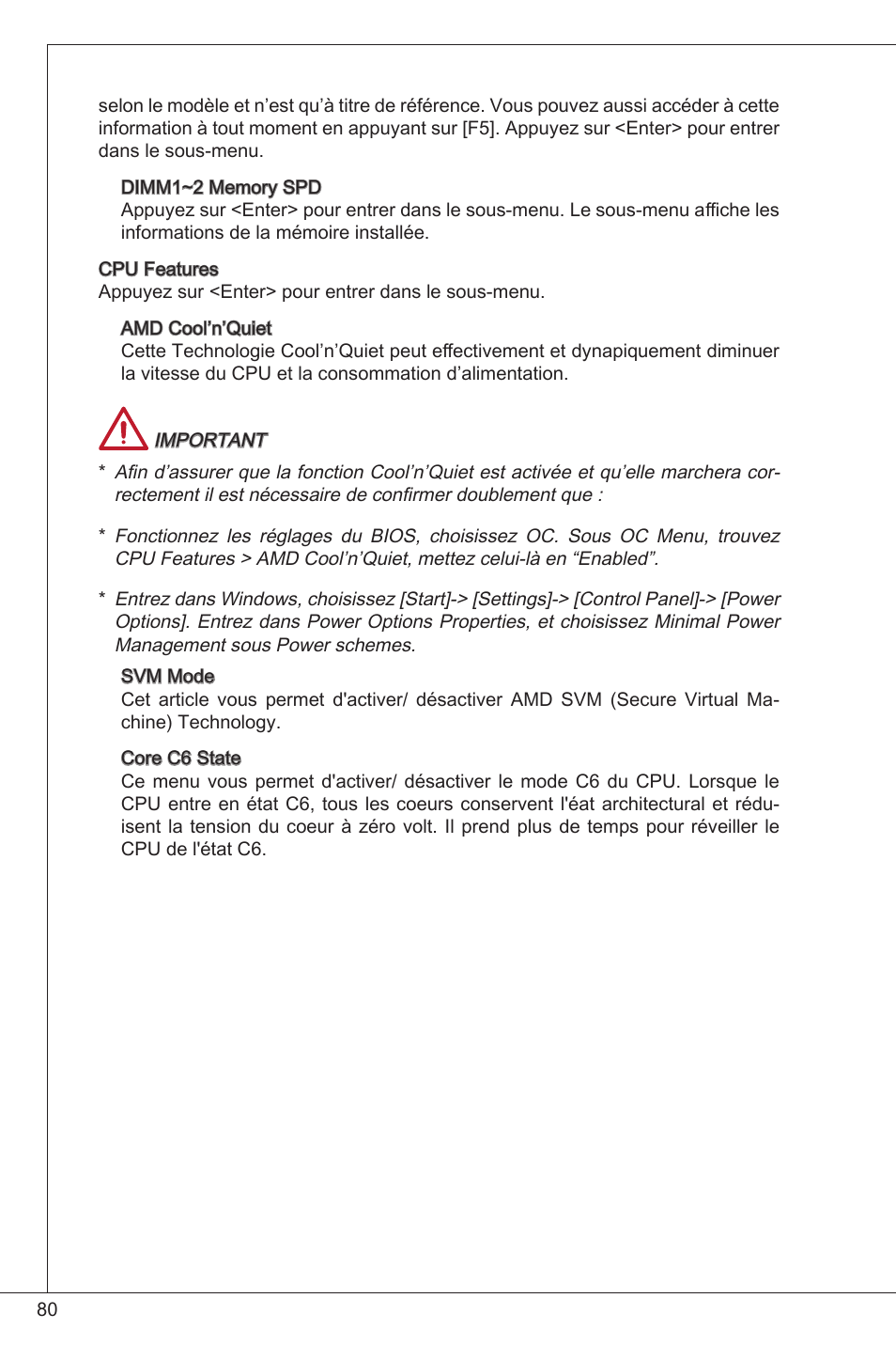 MSI FM2-A55M-E33 User Manual | Page 80 / 204