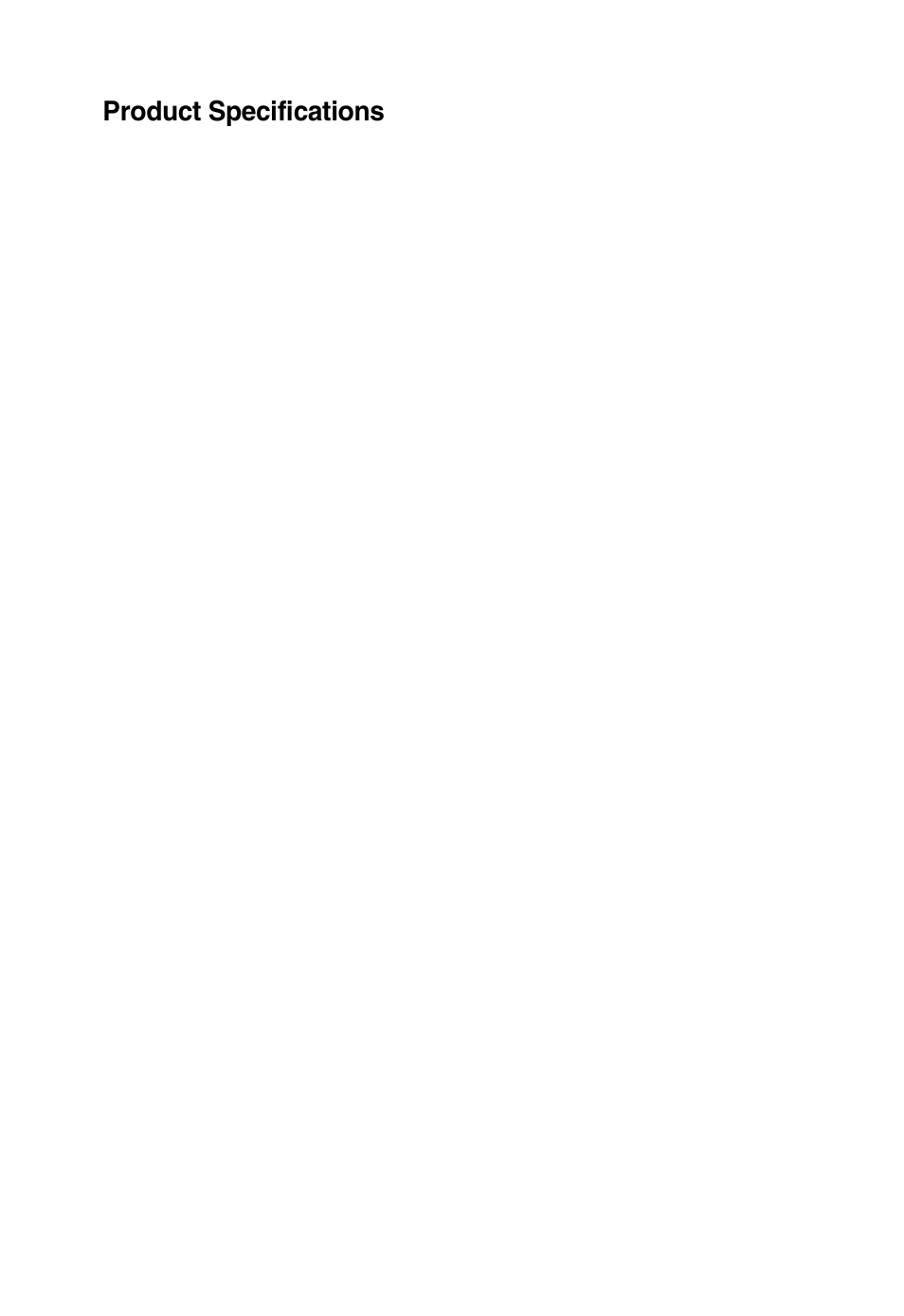 Product specifications | Accton Technology Media Converter EC3802-WDM User Manual | Page 23 / 30