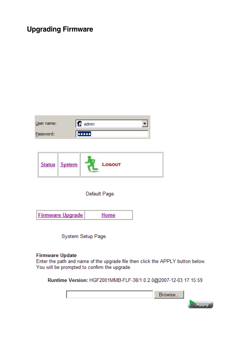 Upgrading firmware | Accton Technology Media Converter EC3802-WDM User Manual | Page 25 / 30