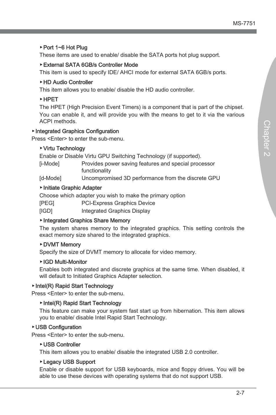 Chapter 2 | MSI Z77A-GD65 User Manual | Page 55 / 94
