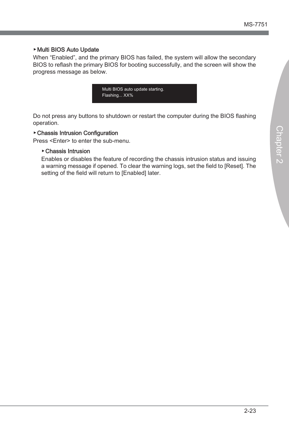 Chapter 2 | MSI Z77A-GD65 User Manual | Page 71 / 94