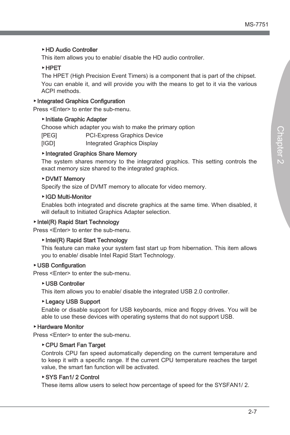 Chapter 2 | MSI Z77A-GD55 User Manual | Page 53 / 90