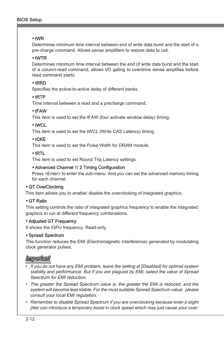 Important | MSI Z77MA-G45 User Manual | Page 50 / 80