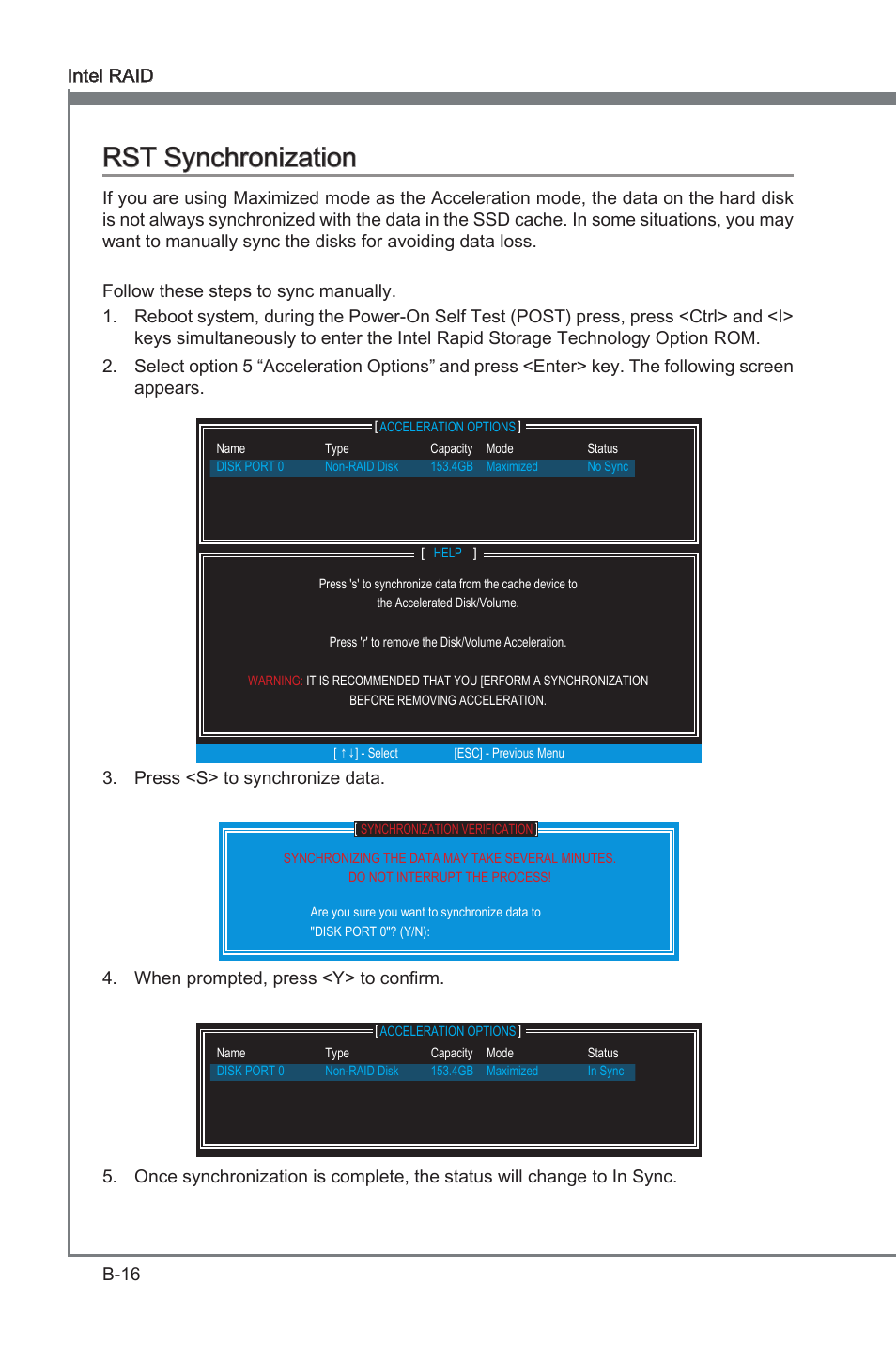 Rst synchronzaton | MSI Z77MA-G45 User Manual | Page 80 / 80