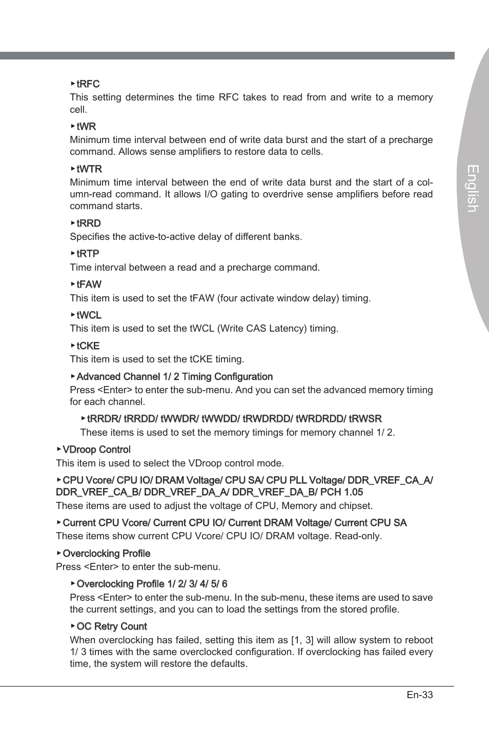 Engl sh | MSI P67A-GD53 (B3) User Manual | Page 43 / 154