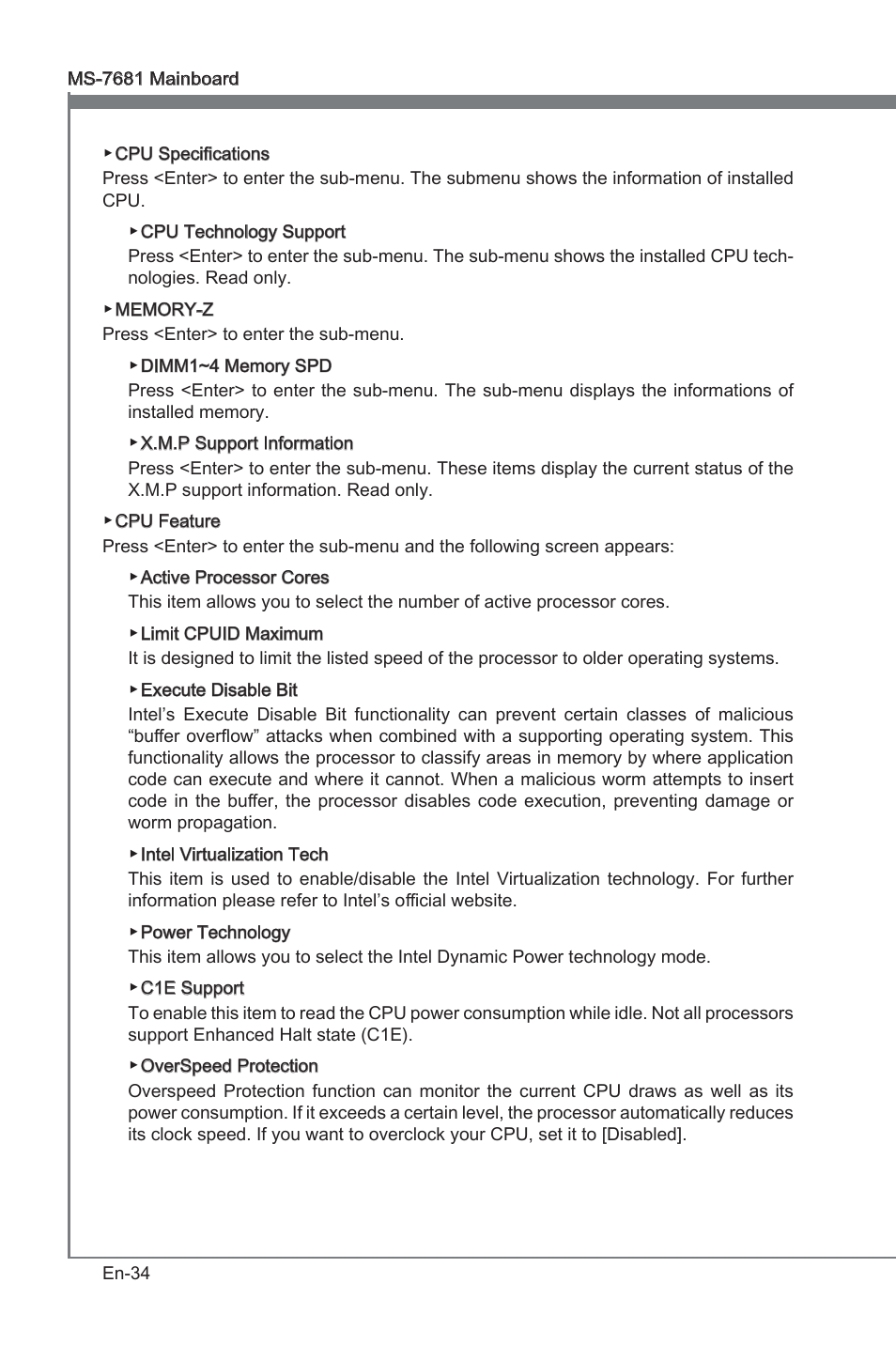 MSI P67A-GD53 (B3) User Manual | Page 44 / 154