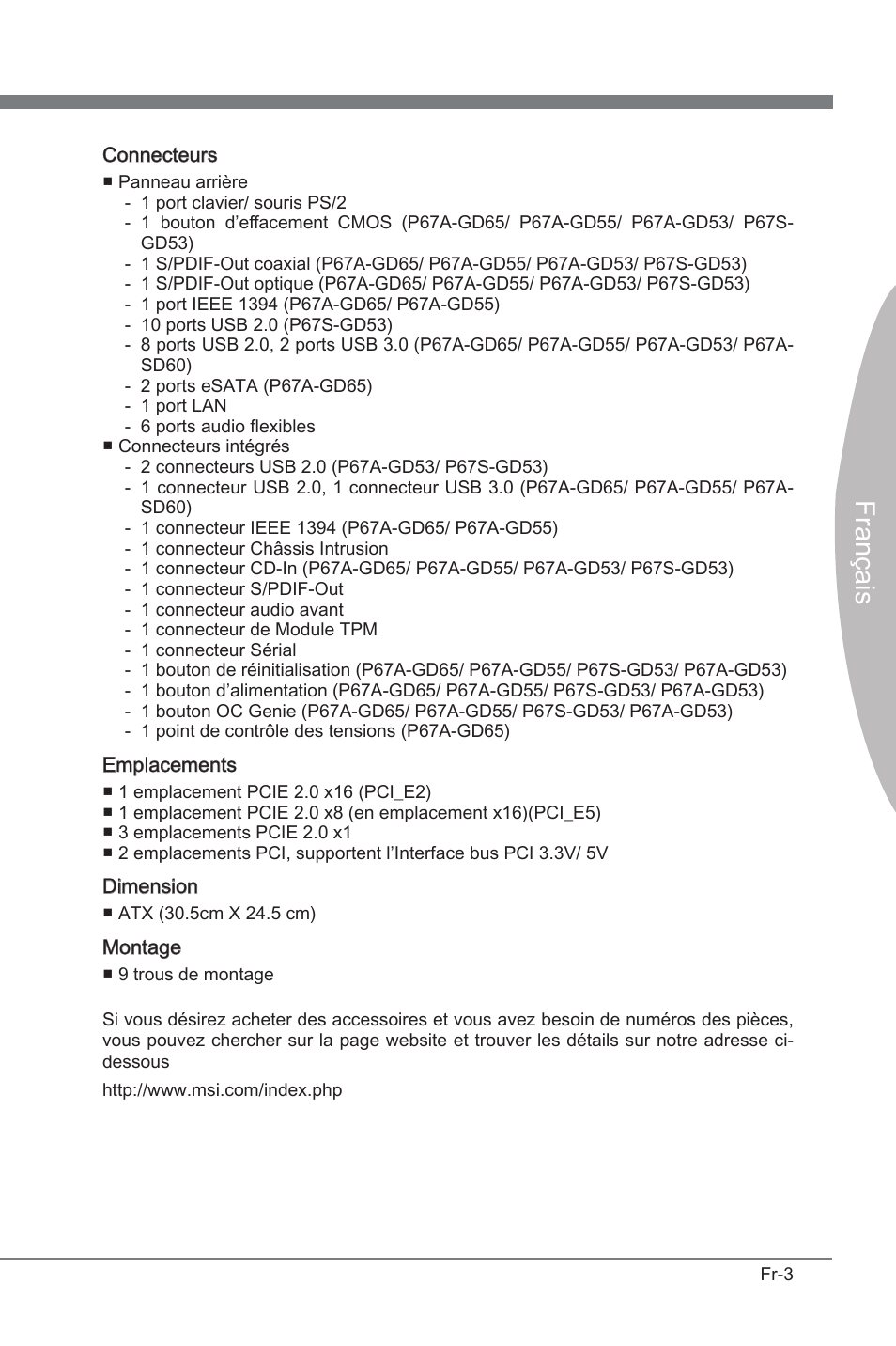 França s | MSI P67A-GD53 (B3) User Manual | Page 85 / 154