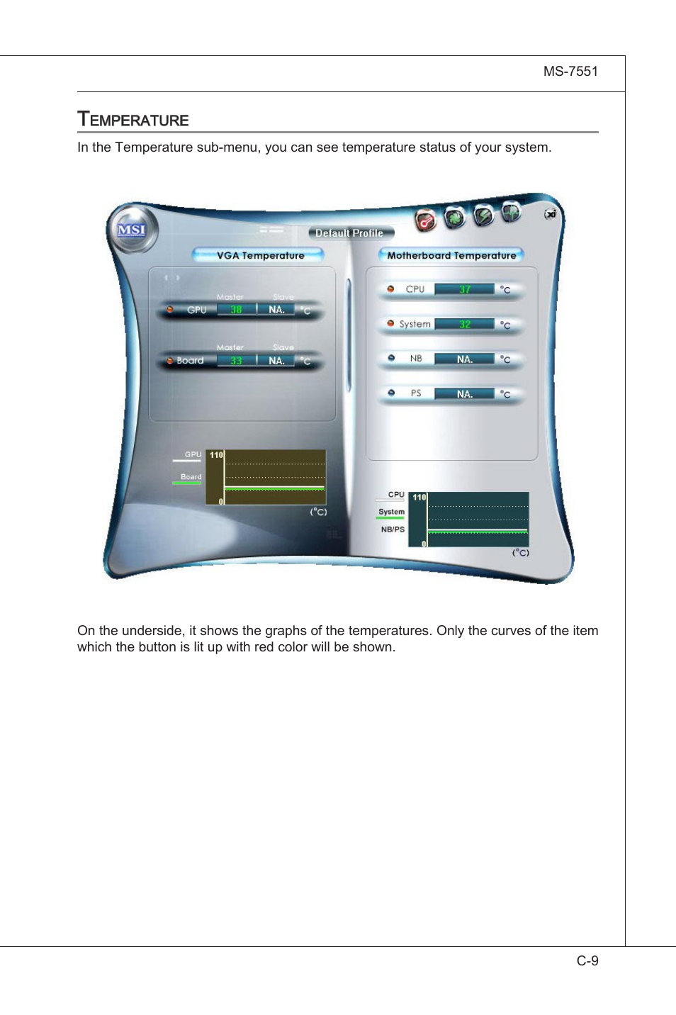 Temperature | MSI 785GT-E63 User Manual | Page 103 / 106