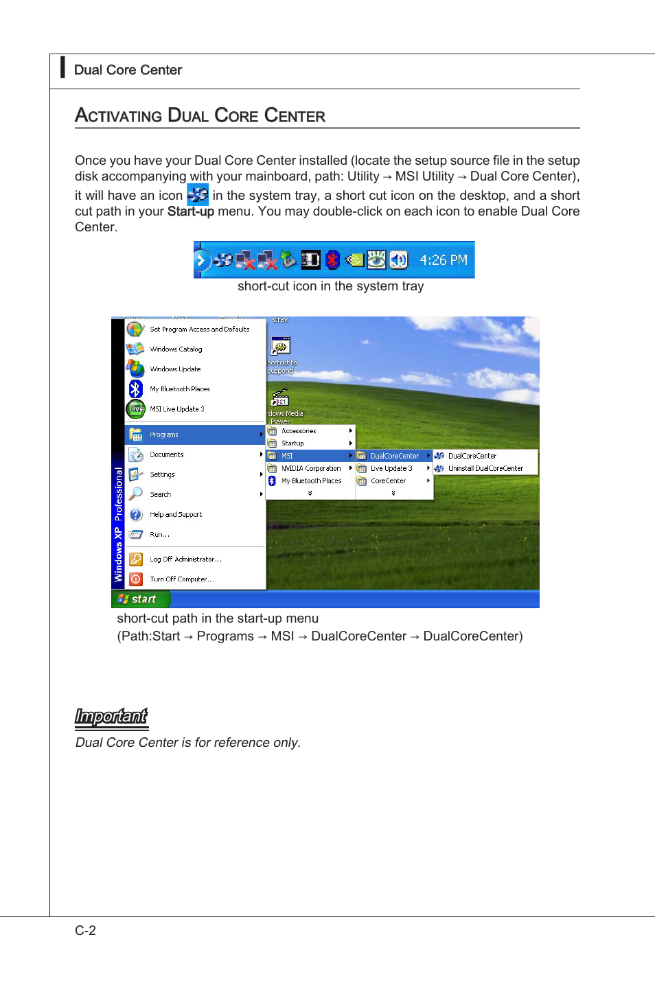 Activating dual core center | MSI 785GT-E63 User Manual | Page 96 / 106
