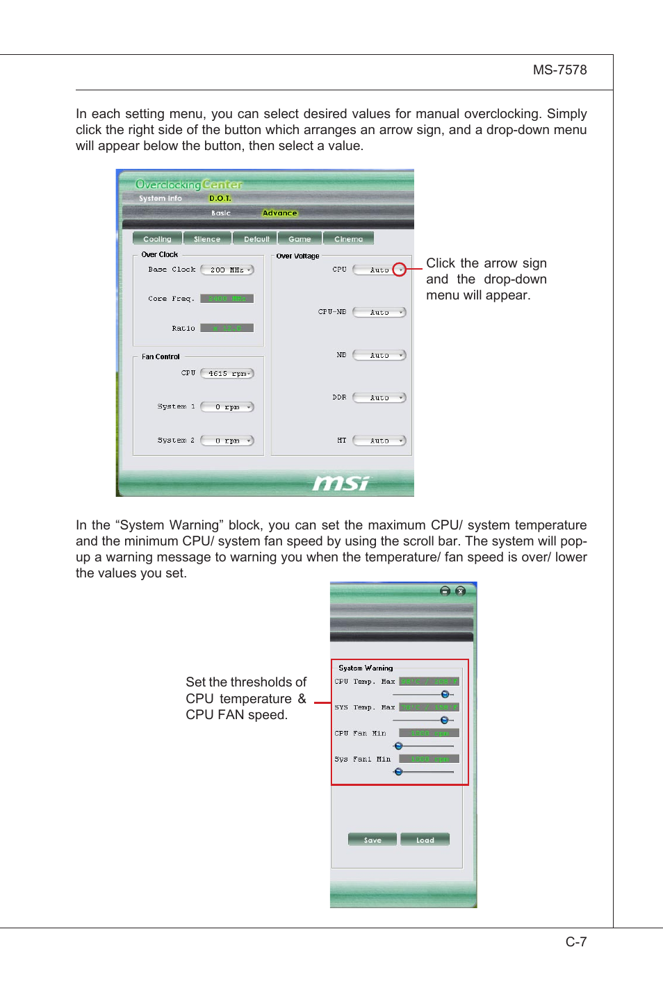 MSI NF750-G55 User Manual | Page 115 / 116