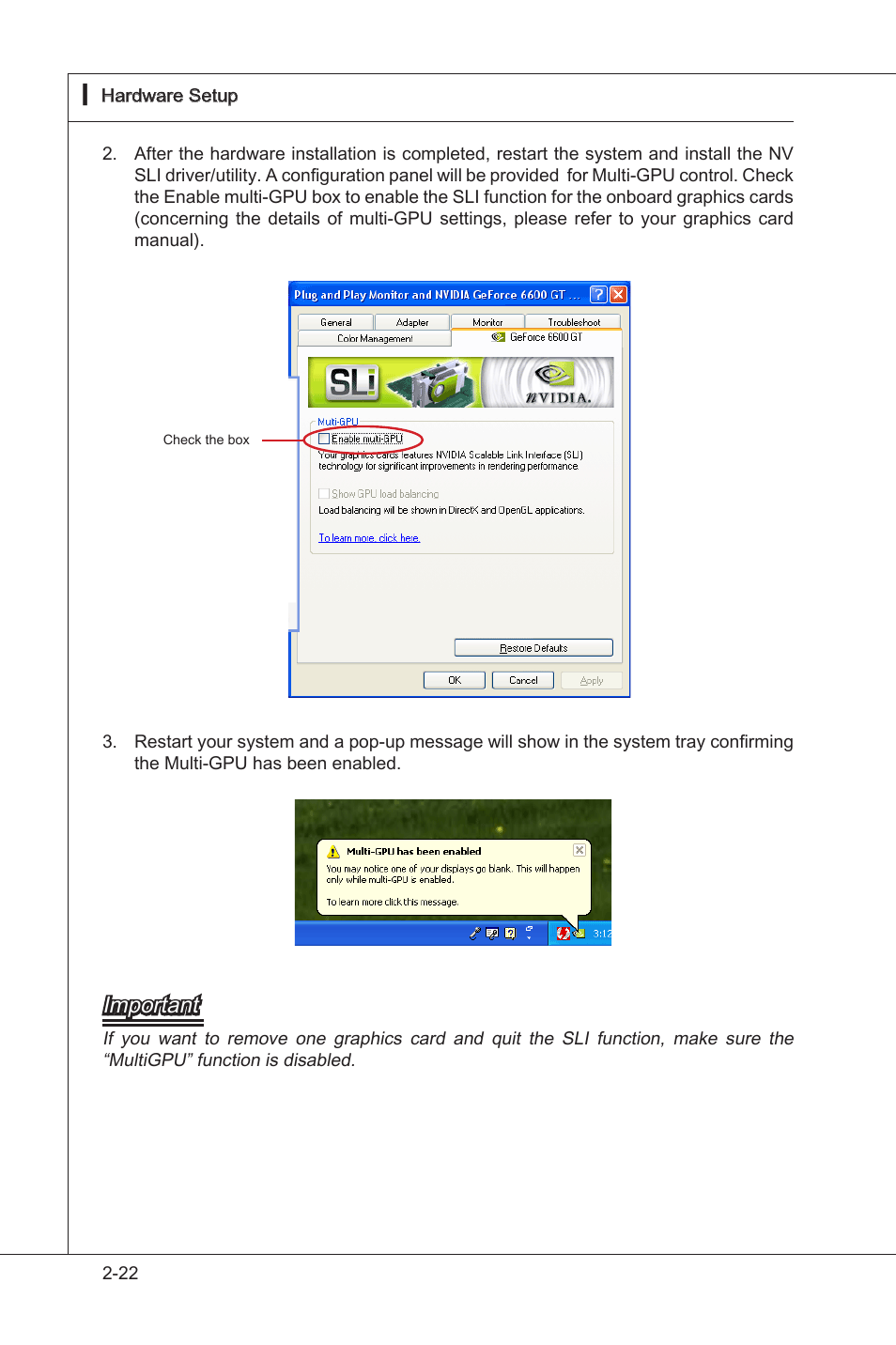 Important | MSI NF750-G55 User Manual | Page 38 / 116