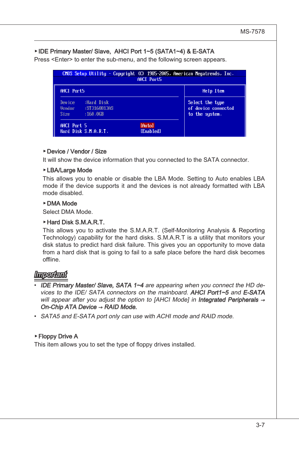 Important | MSI NF750-G55 User Manual | Page 47 / 116