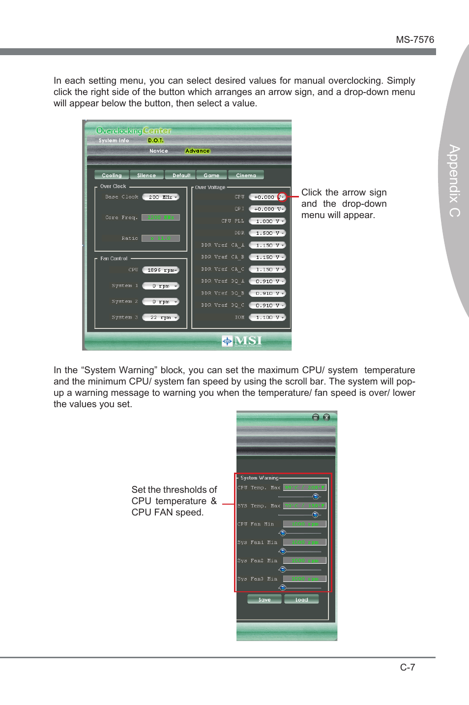 Appendix c | MSI 880G-E45 User Manual | Page 95 / 96