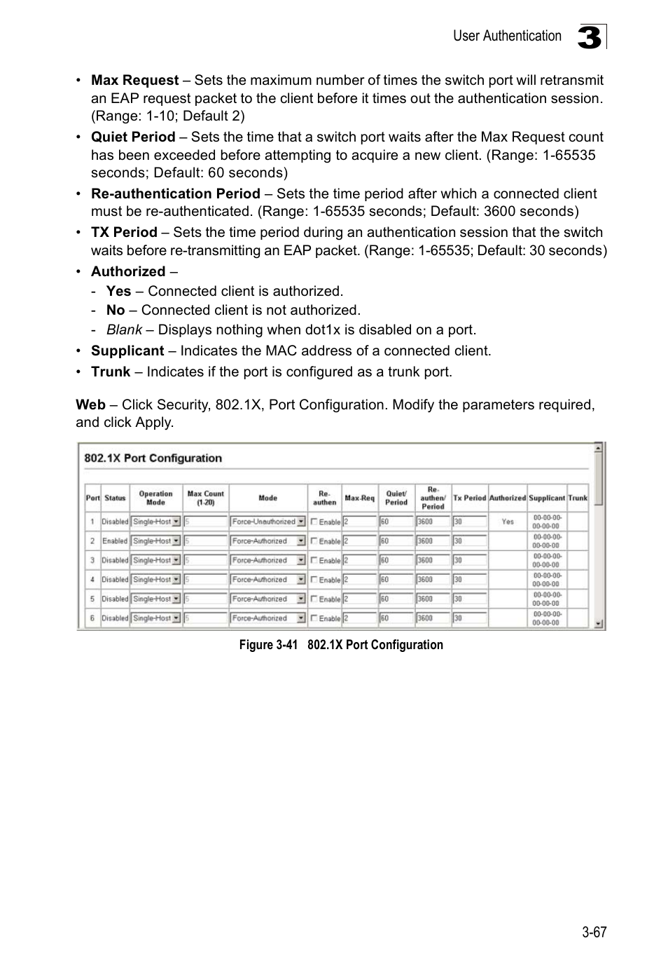Figure 3-41, 1x port configuration | Accton Technology ES5508 User Manual | Page 107 / 446