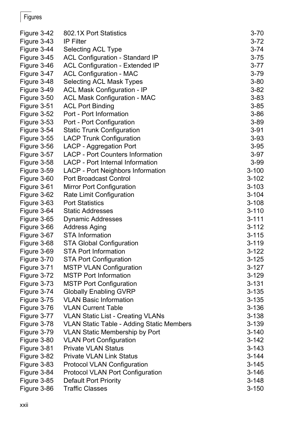 Accton Technology ES5508 User Manual | Page 22 / 446