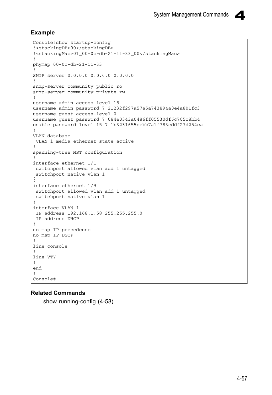 Accton Technology ES5508 User Manual | Page 269 / 446