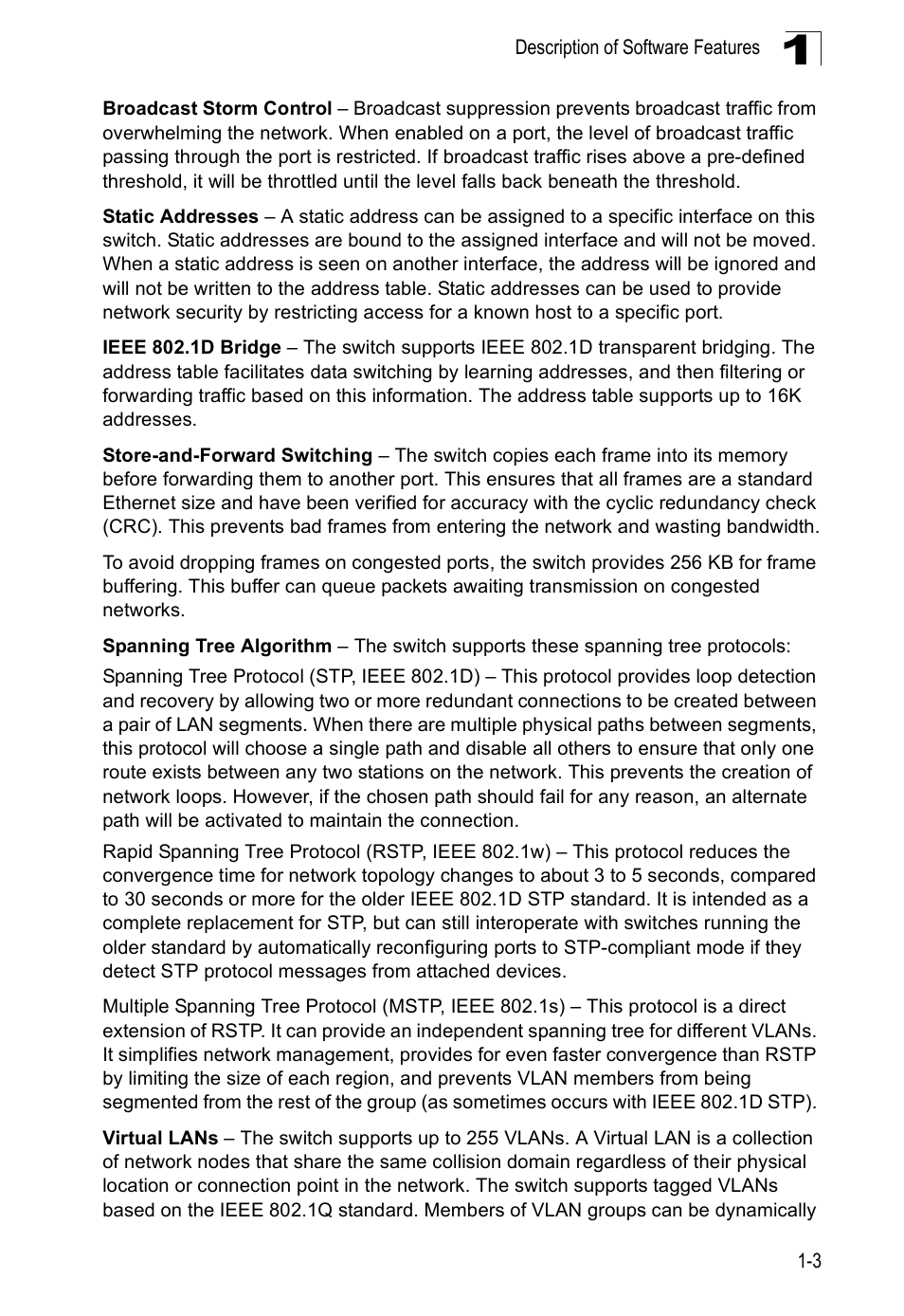 Accton Technology ES5508 User Manual | Page 27 / 446