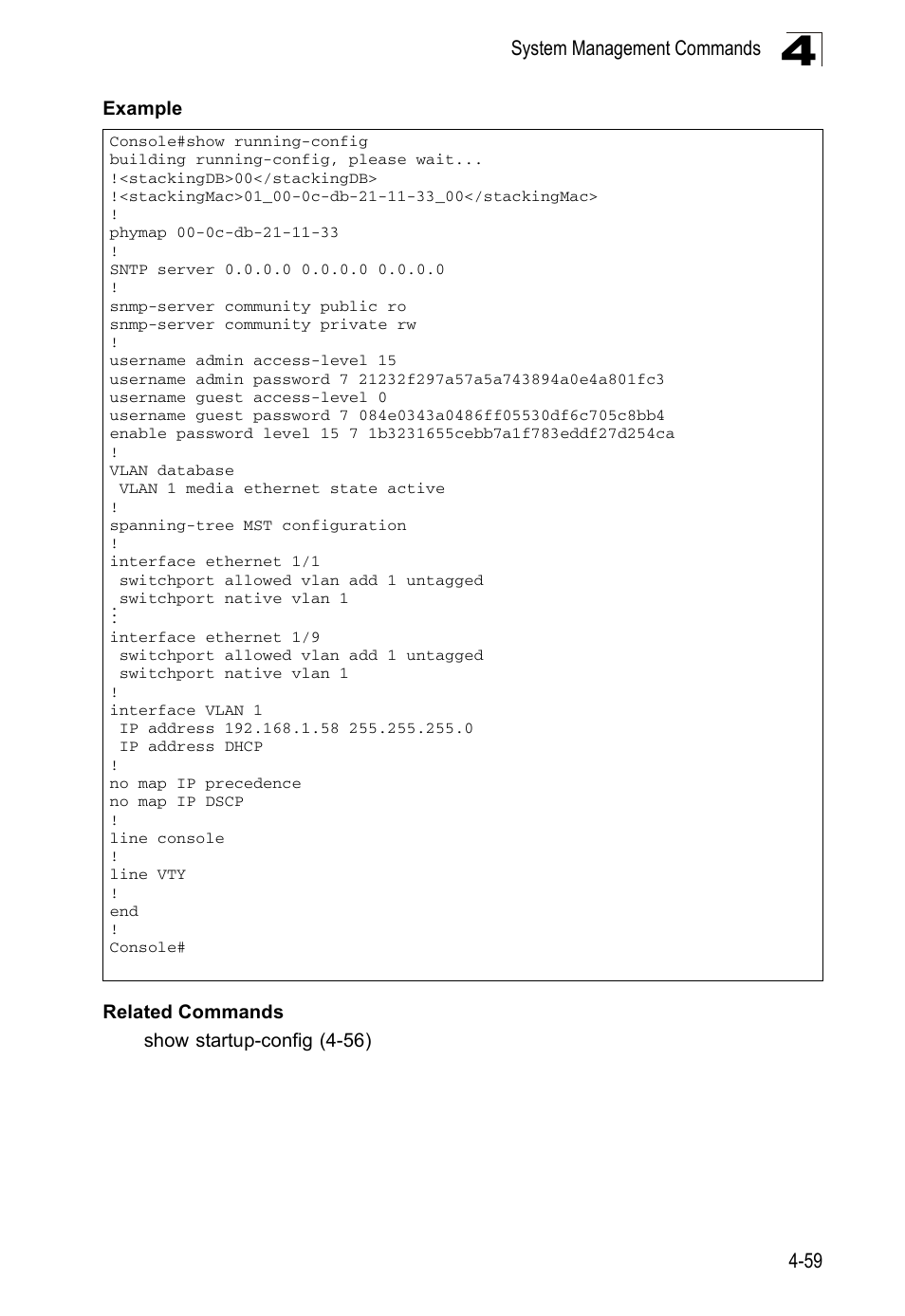 Accton Technology ES5508 User Manual | Page 271 / 446