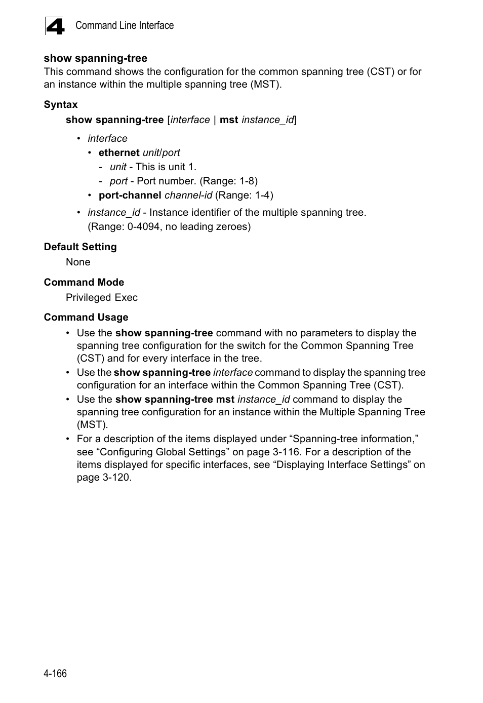 Show spanning-tree | Accton Technology ES5508 User Manual | Page 378 / 446