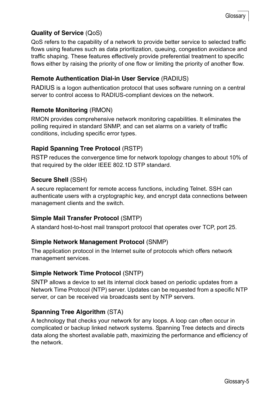 Accton Technology ES5508 User Manual | Page 439 / 446