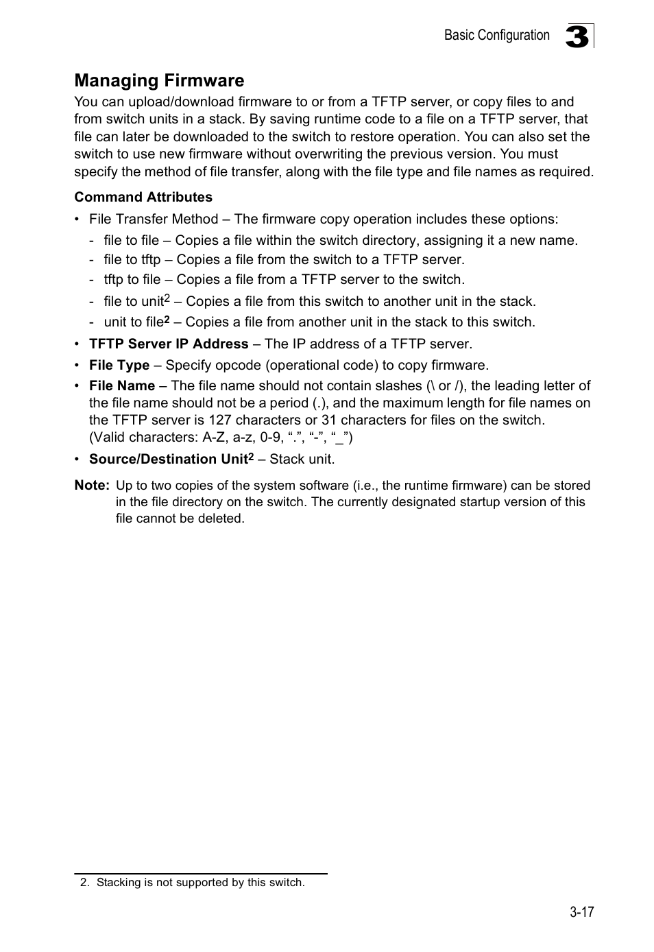 Managing firmware | Accton Technology ES5508 User Manual | Page 57 / 446