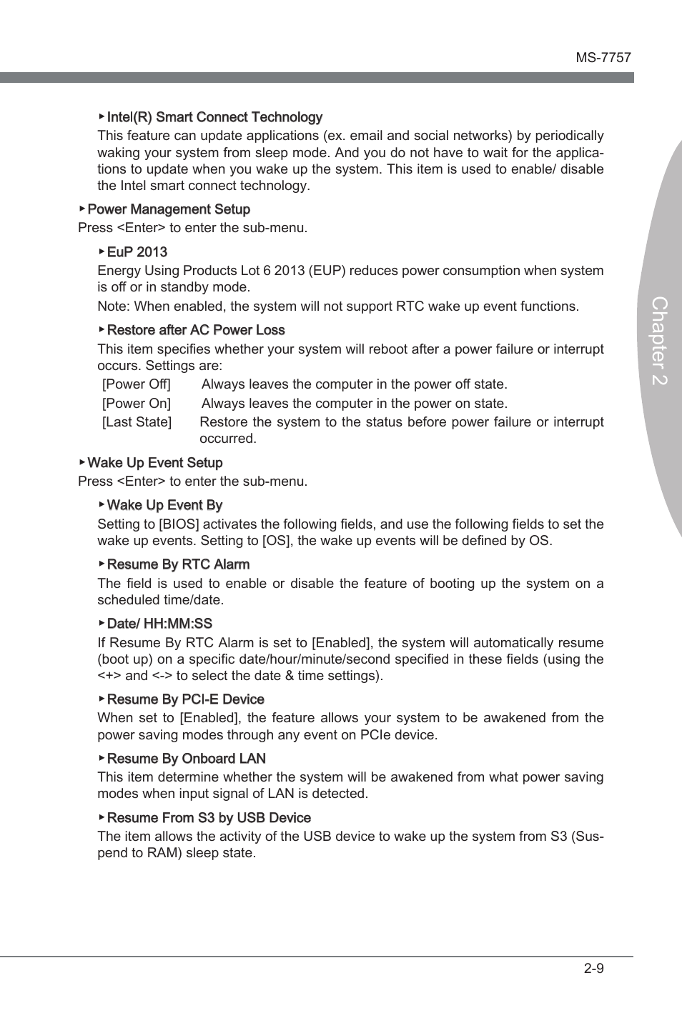 Chapter 2 | MSI Z77A-GD80 User Manual | Page 59 / 100