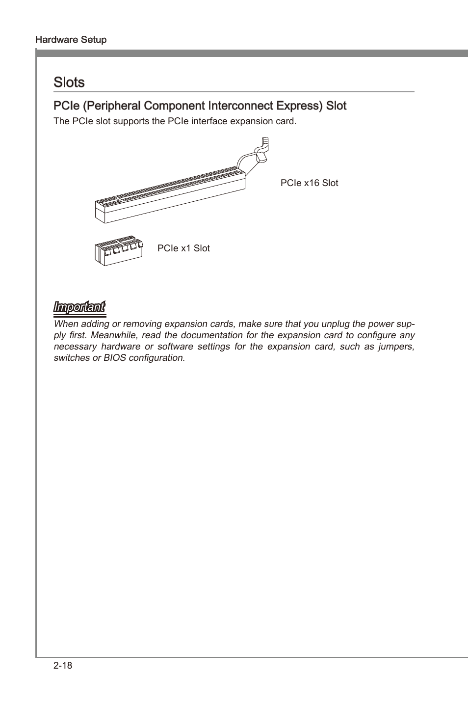 Slots -18, Slots | MSI Z68MA-G45 (B3) Manual User Manual | Page 34 / 78