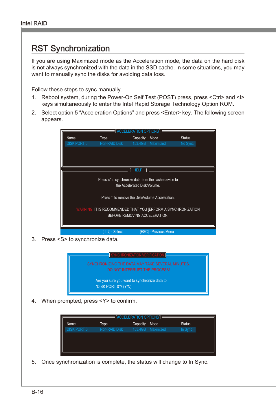 Append x b rst synchronzaton | MSI Z68MA-G45 (B3) Manual User Manual | Page 78 / 78