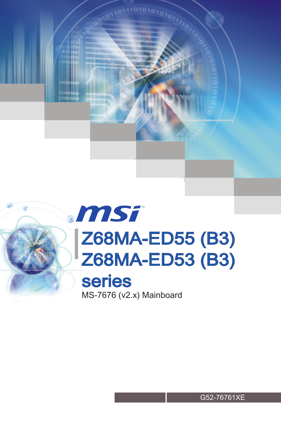 MSI Z68MA-ED55 (B3) User Manual | 82 pages