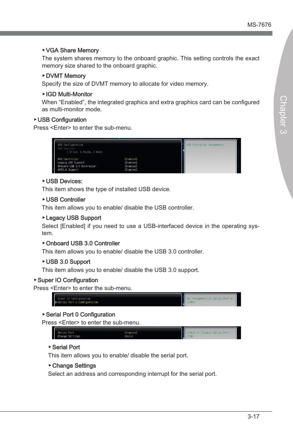 Chapter 3 | MSI Z68MA-ED55 (B3) User Manual | Page 55 / 82