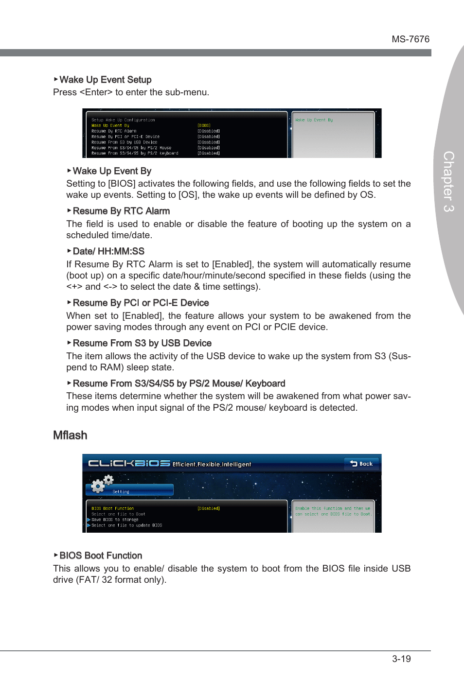 Chapter 3, Mflash | MSI Z68MA-ED55 (B3) User Manual | Page 57 / 82