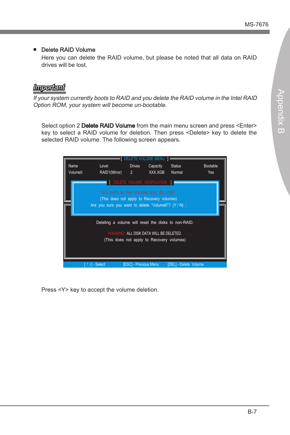 Append x b, Important | MSI Z68MA-ED55 (B3) User Manual | Page 73 / 82