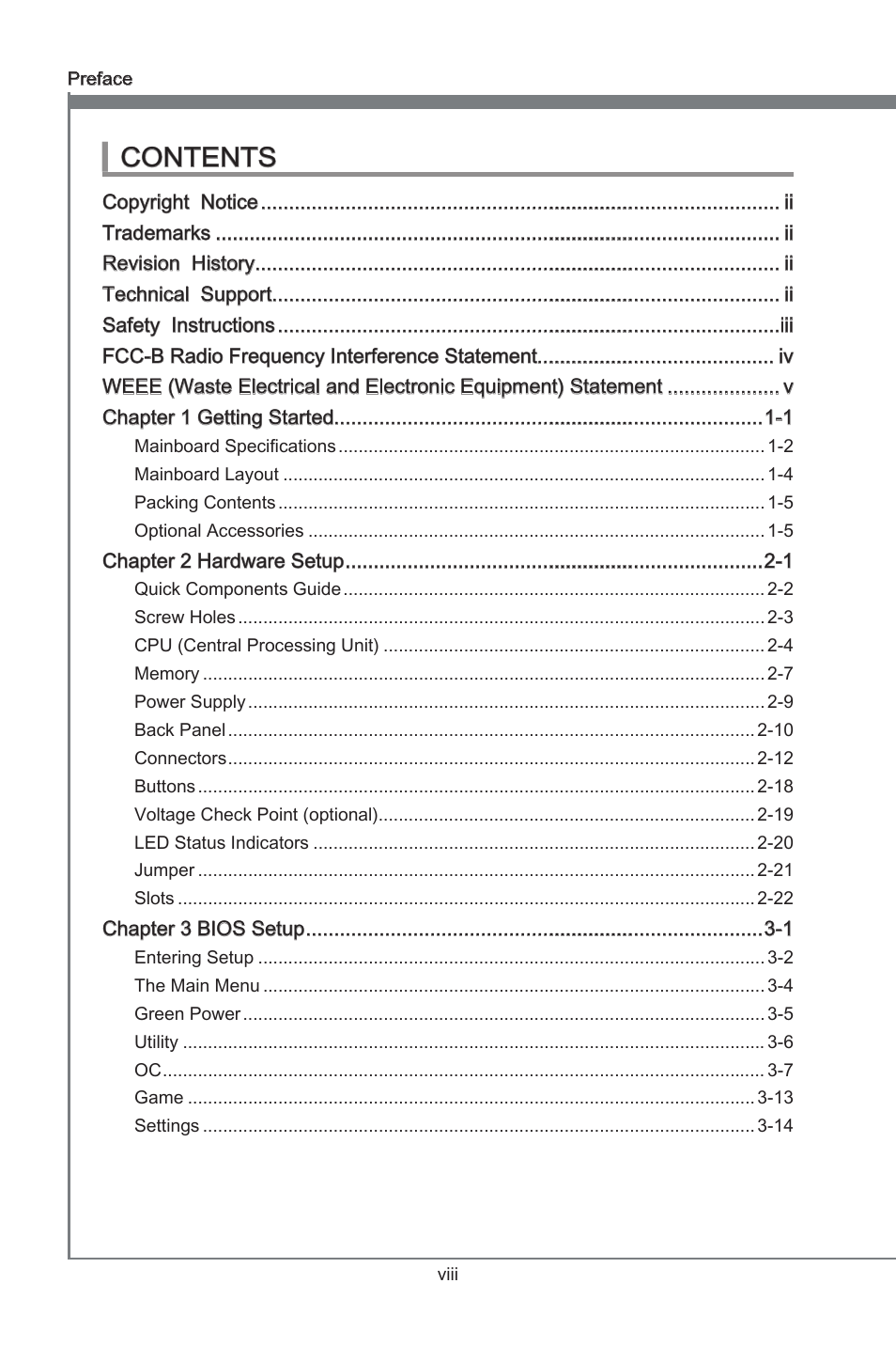 MSI Z68MA-ED55 (B3) User Manual | Page 8 / 82