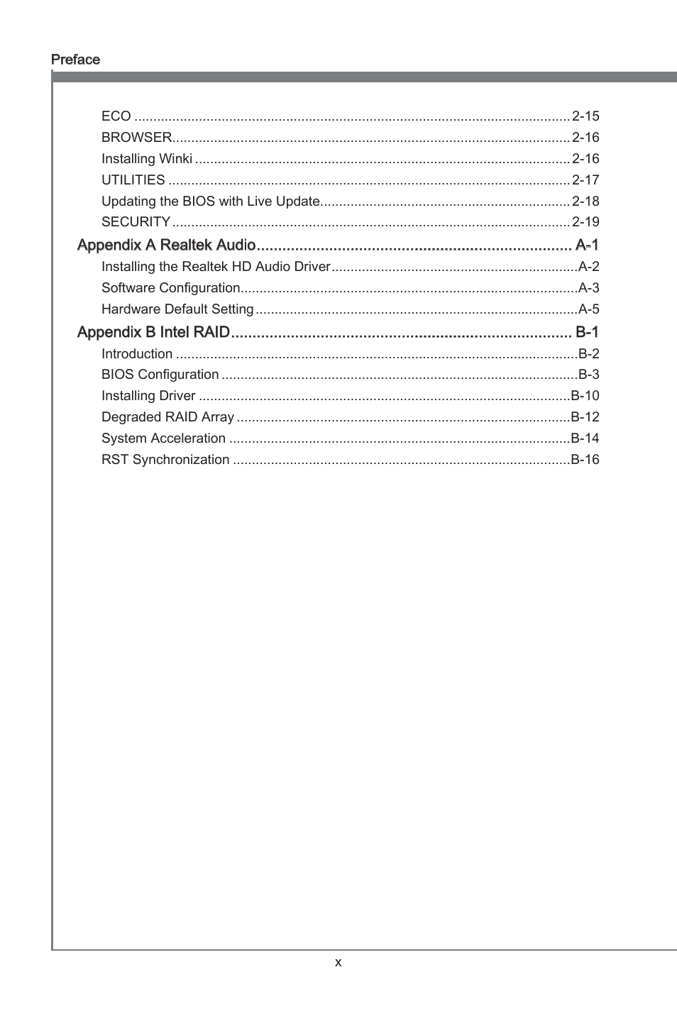 Preface | MSI Z68A-GD80 (G3) Manual User Manual | Page 10 / 88