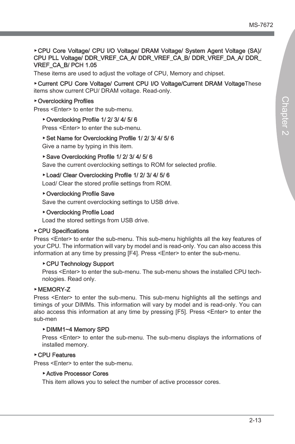 Chapter 2 | MSI Z68A-GD80 (G3) Manual User Manual | Page 59 / 88