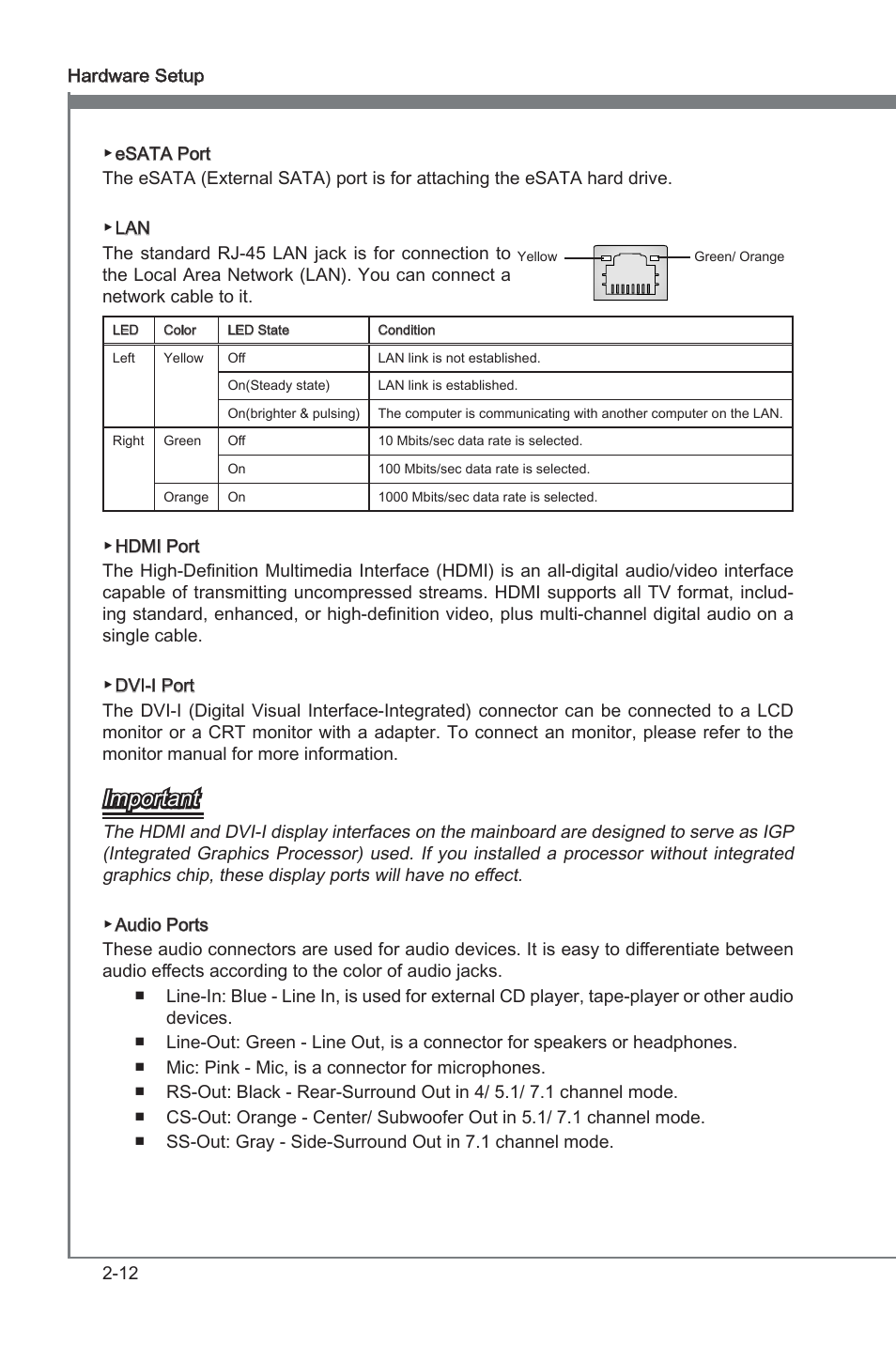 Important | MSI Z68A-GD80 (B3) Manual User Manual | Page 28 / 84