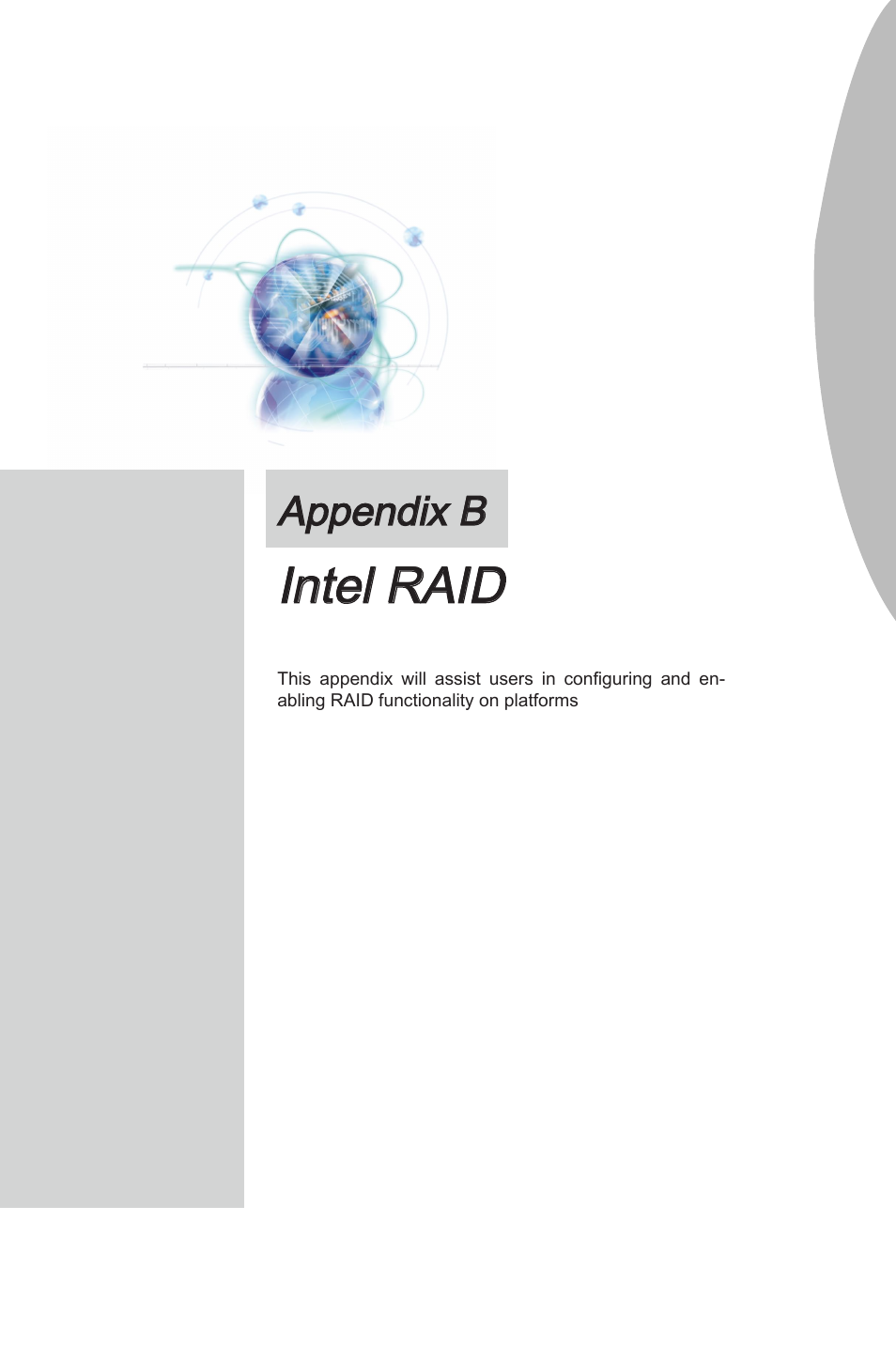 Appendix b, Intel raid, Appendx b | MSI Z68A-GD80 (B3) Manual User Manual | Page 71 / 84