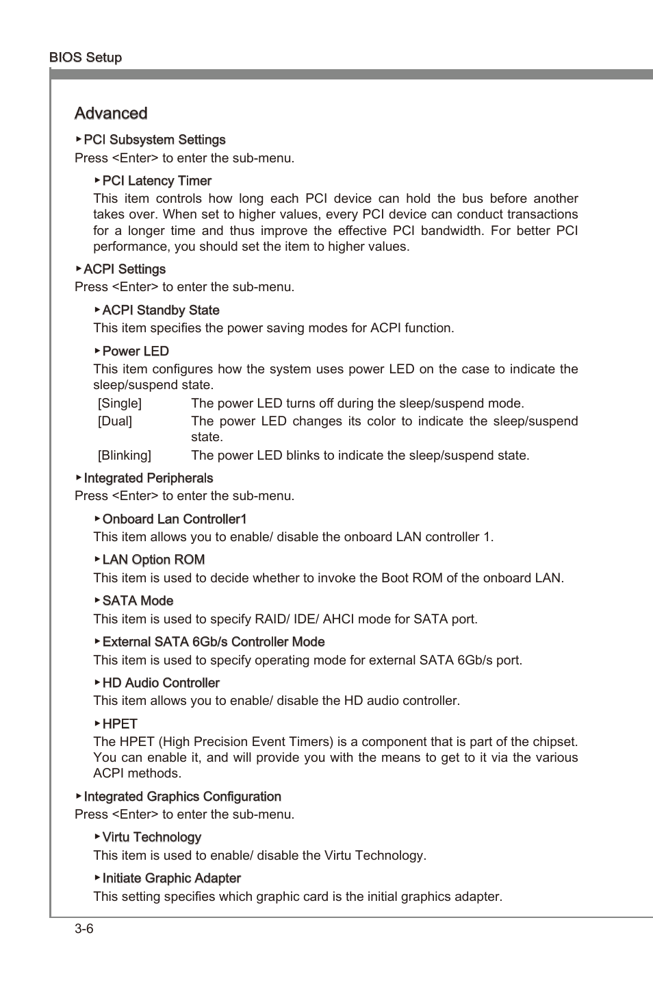 Chapter 3, Advanced | MSI Z68A-GD55 (G3) User Manual | Page 44 / 80